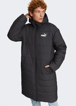 Оригінал! сша! чоловіче пальто puma ess+ hooded padded coat 671712-01 парка демі новий стан