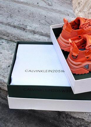 Кросівки calvin klein orange 9