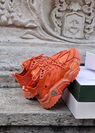 Кросівки calvin klein orange 2