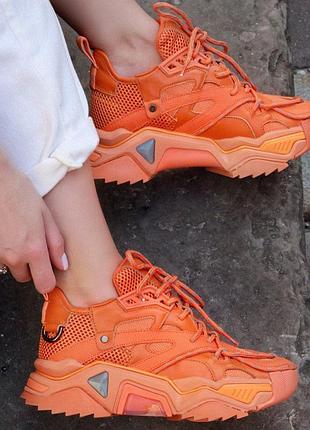 Кросівки calvin klein orange