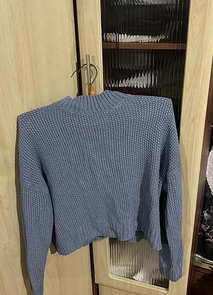 Светр жіночий new look укорочений блакитний