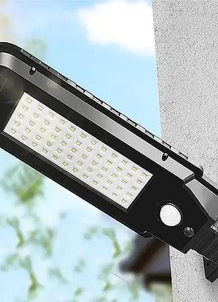 Вуличний світлодіодний світильник solar motion sensor light / ліхтар на сонячній батареї з датчиком руху ip65 4000 mah