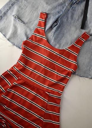 Гарна літня сукня у смужку xxs h&m