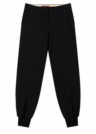 Брюки max mara чорні з манжетами оригінал жіночі 44it