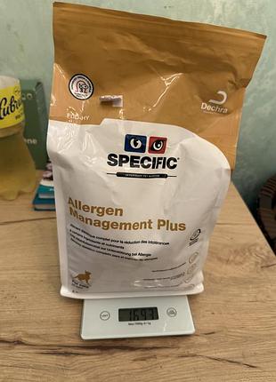 Корм для котів specific allergen management plus сухий