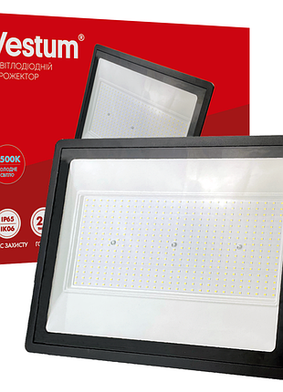 Світлодіодний прожектор vestum 200w 6500k 180-260v ip65 1-vs-3018