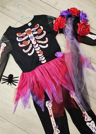 Костюм скелетик скалктика на хелловин halloween