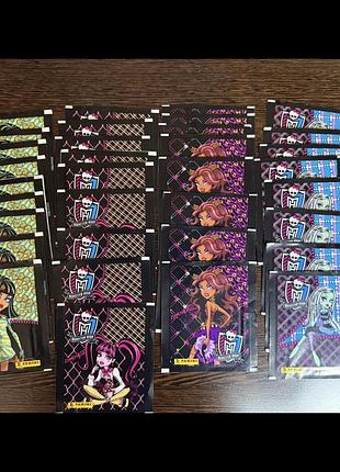 Пусті пакетики panini monster high