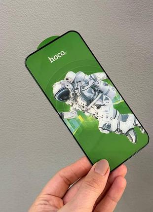 Прочное защитное стекло для apple iphone 17 pro,защитное стекло hoco anti-static для айфон 17 pro