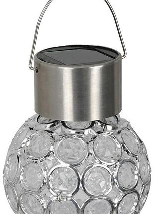 Садовый солнечный светильник crystal garden light, подвесной, 11,5×8 см