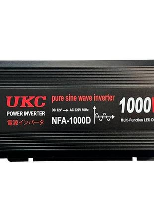 Инвертор с чистым синусом nfa-1000, 12v–220v, 1000 w