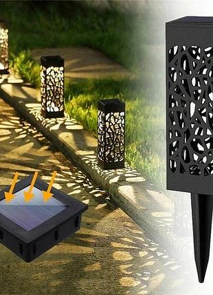 Садовий світильник garden light 10 на сонячній батареї, led (4 шт.)