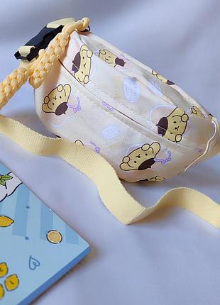 Бананка для дівчаток sanrio pompompurino бежева 3