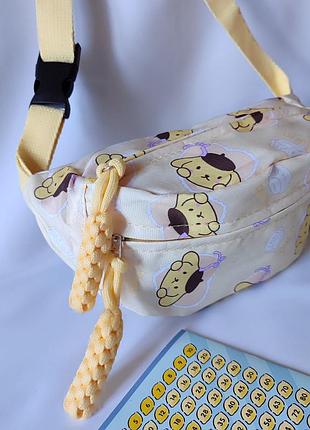 Бананка для дівчаток sanrio pompompurino бежева 5