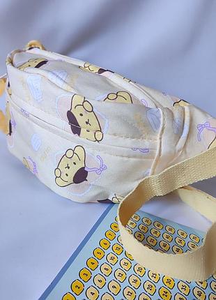 Бананка для дівчаток sanrio pompompurino бежева 7
