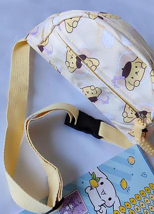 Бананка для дівчаток sanrio pompompurino бежева 8
