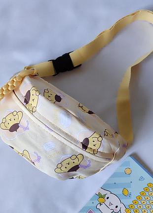 Бананка для дівчаток sanrio pompompurino бежева 10