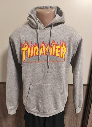 Thrasher кофта с капюшоном худи