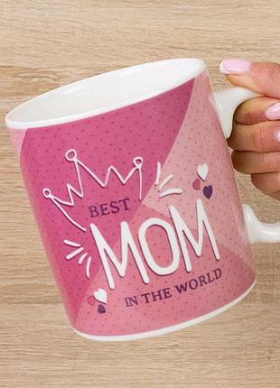 Кухоль гігант best mom in the world 15х12,5 см 1 л кераміка pc1-4051