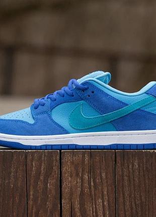 Кросівки унісекс nike sb dunk low blue raspberry синій 3
