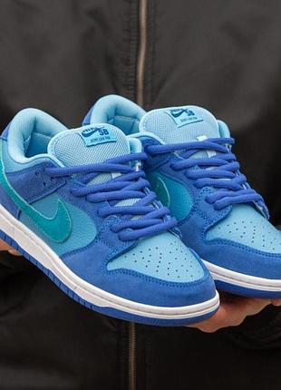 Кросівки унісекс nike sb dunk low blue raspberry синій 2