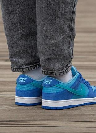 Кросівки унісекс nike sb dunk low blue raspberry синій 4