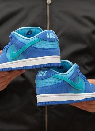 Кросівки унісекс nike sb dunk low blue raspberry синій 5
