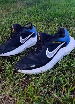 Кросівки дитячі nike downshifter 12 nn (gs) чорно-сині, розмір 37,5-38