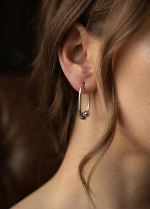 Серьги минимализм с подвесками нержавеющая сталь stainless steel