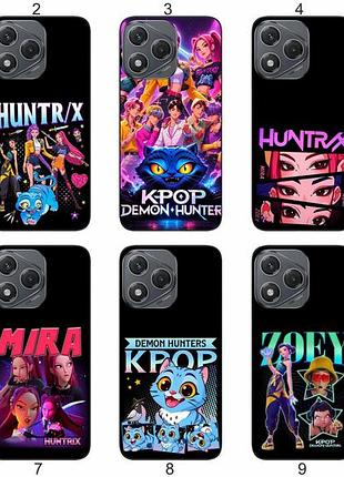 Силиконовый чехол kpop demon hunters для honor 400 lite кей-поп дизайн