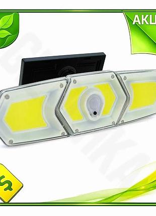 Ve вуличний ліхтар із сонячною new version панеллю powermaster cob led для освітлення двору та сходів n6w_ver