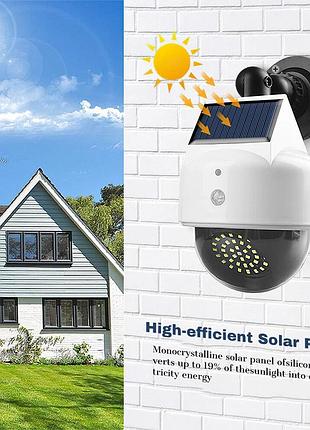 Настенный уличный фонарь-муляж камеры с датчиком движения 40led камера-муляж лампа с датчиком движения jx-5118