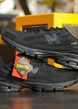 Кроссовки мужские new balance 740 black gore-tex (термоподкладка)