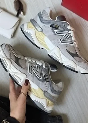 Кросівки унісекс new balance 9060 light grey cordura (термо)