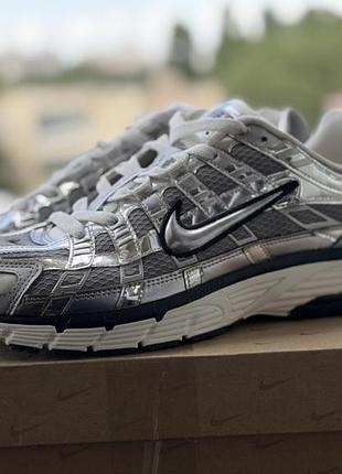 Кросівки чоловічі nike p-6000 сріблясті