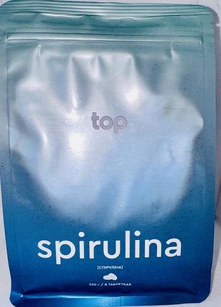 Top spirulina спіруліна 250 грам (100% органік , суперфуд для імунітету та енергії)
