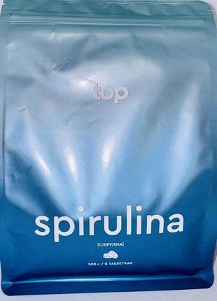 Top spirulina спіруліна 500 грам (100% органік , суперфуд для імунітету та енергії)