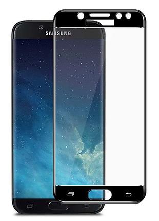 Защитное стекло full glue для телефона samsung galaxy j4 plus 2018 sm-j415f черный / black 0.33 мм