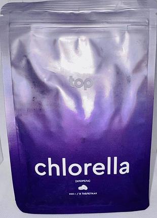 Top chlorella хлорела в таблетках 250 грам (100% органік , суперфуд для імунітету та енергії)