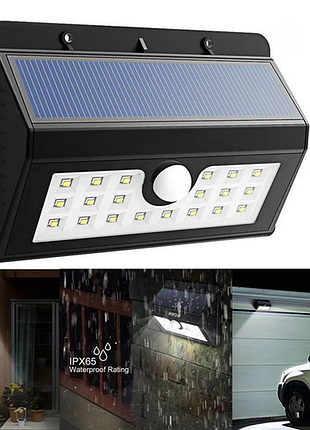 Настінний вуличний світильник solar motion sensor bl-1626a