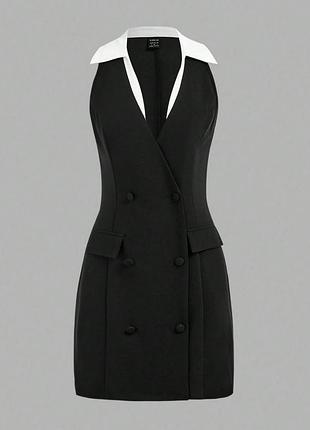 Платье пиджак,короткое,мини 8