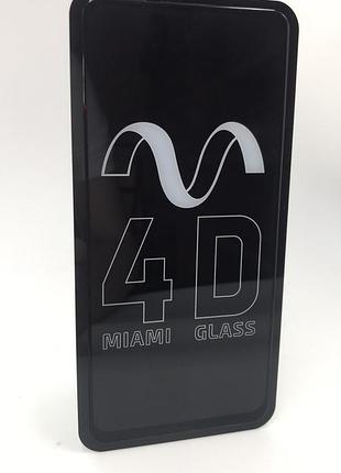 Защитное стекло 3d на xiaomi redmi note 9 черное