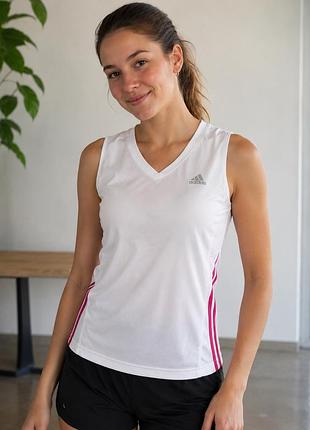 Майка жіноча adidas біла спортивна s-m