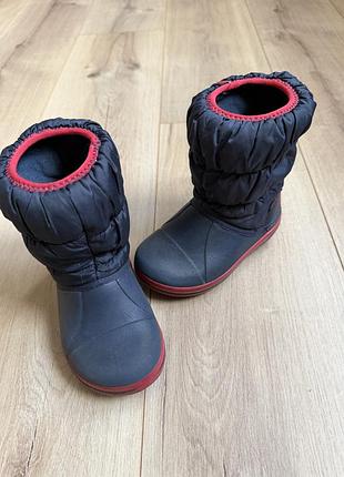 Дитячі демісезонні чоботи crocs, р.с8 3