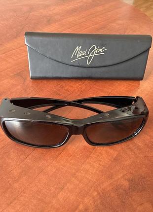 Сонцезахисні окуляри унісекс maui jim чорні