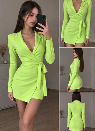 Сукня салатова