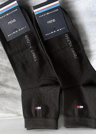 Шкарпетки чоловічі tommy hilfiger чорні 40-45