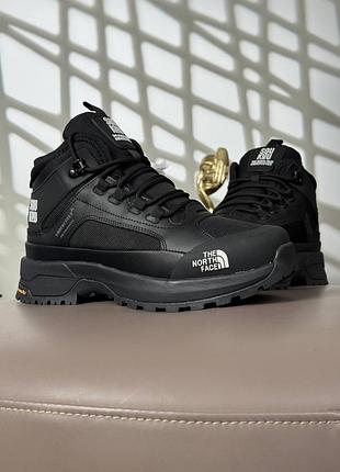 Мужские зимние кроссовки the north face x soukuuglyffe fur black