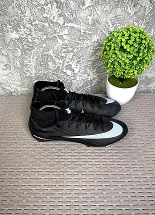 Nike skin mercurial бутсы копы сороконожки 41 размер футбольные черные