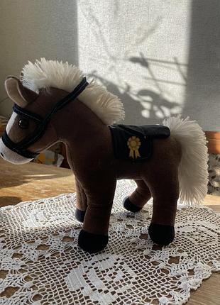 Мʼяка іграшка плюшевий коник кінь flo’s toys mercado libre конячка лошадь лошадка